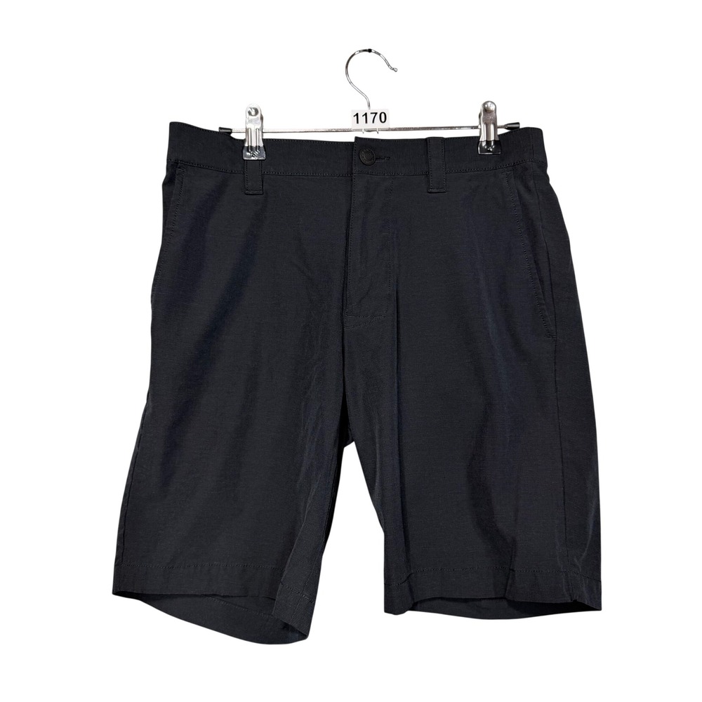 Banana Republic Factory Shorts Mens 30 Black Stretch Performance Casual
